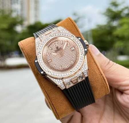 Diamond ring-full diamond polished surface 2150 gold + 50 Full diamond on the le - Click Image to Close
