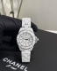 Shipping real shot WYSIWYG ~ Chanel J12 33Mm38Mm Silver Digital Silver Needle Qu
