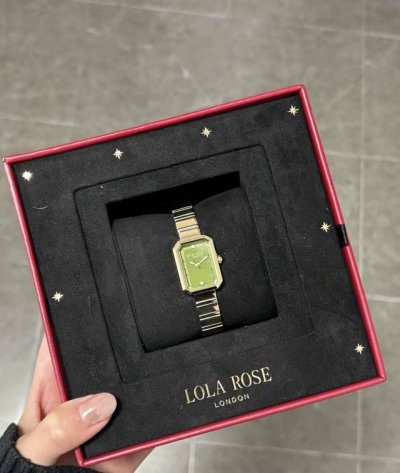 Lola Rose Sugar Cube Green Watch, a new luxury watch with a unique and sophistic