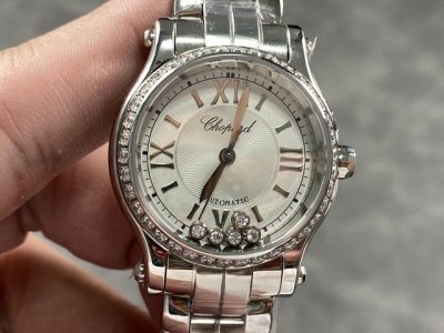 Yf Chopard Happy Diamond 30mm Hay Srt Medium Automatic Series 278559-3001 New pr