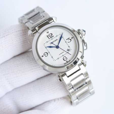New Cartier diamond-embellished watch - Click Image to Close