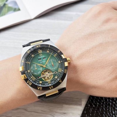Gold + 20. Omega - Omega Premium Men's Watch: Elegant And Sophisticated, Gentlem