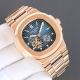 Snowflake upgraded version of the gold and silver Patek Philippe Nautilus 5711 u