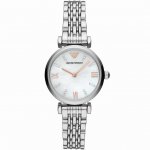 Armani Winter Hit, Mother-Of-Pearl Dial, Steel Strap Women's Watch. Model Ar1120