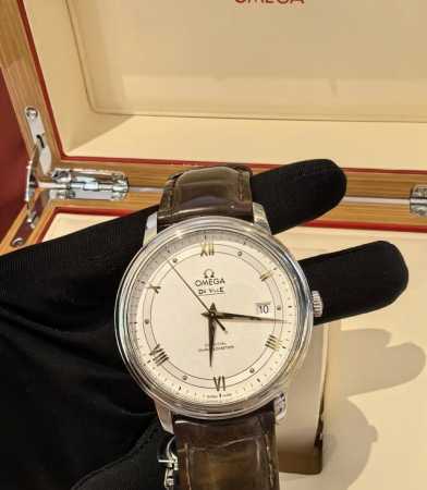Omega De Ville II 424.13.40.20.02 2 39.5mm case diameter Classic three-hand desi - Click Image to Close