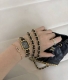 Charming old timesChanel vintage style sugar cube watchHigh-quality texture and