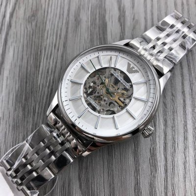 Armani Model Ar1945 Case 316L Stainless Steel Reinforced Mineral Glass Strap 316