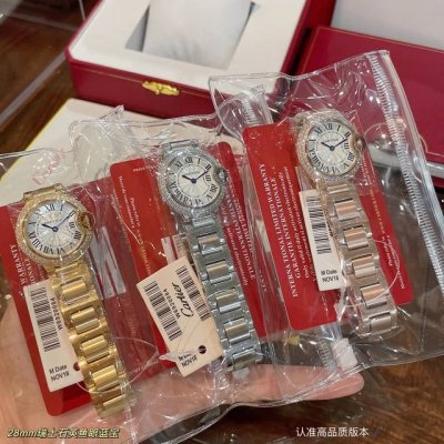 Real photos of Cartier Ballon Bleu 28mm, arrived from Taiwan factory! Exquisite