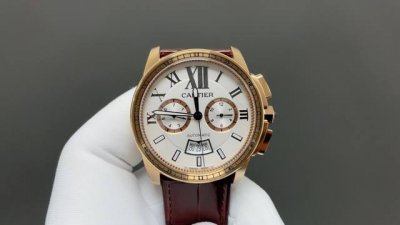 Tw Factory replica, 1:1 scale, of the original Cartier N9 Calibre series, featur