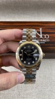 C-Factory! Rolex 41Mm Black Diamond Datejust With 3235 Movement!