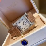 When geometric angles meet dazzling diamonds, time becomes the most elegant wor