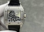 Tw Full Diamond Cartier Panther Santos Women's 35Mm Men's 40Mm 9015 Movement