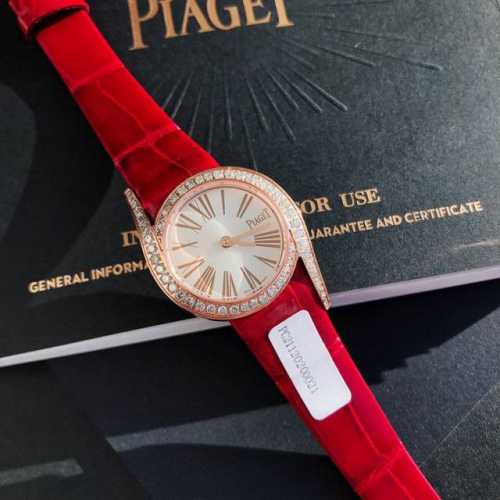 Piaget Limelight Gala women's diamond watch with an alligator leather strap! The
