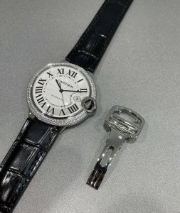 Cartier Ballon Bleu series W69016Z4 Men's automatic mechanical watch, 42mm diam