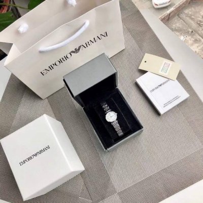 Original Armani Watch with Simple and Elegant Natural Mother-of-Pearl Dial Bran