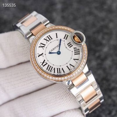 White Steel Plating + 20 Diamond Ring + 40 Cartier Size: 28Mm 33Mm 36Mm 42Mm Car