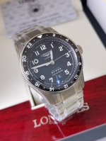 Longines Pioneer Zulu Time 42Mm Watch Case: Stainless Steel + 18K Coating Diamet