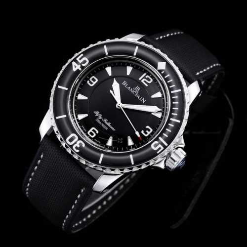 Blancpain Fifty Fathoms series white gold watch, [Case size: 45mm, 316 stainles