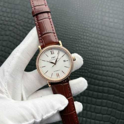 IWC Wave Men's Mechanical Watch adopts fully automatic mechanical movement, sim