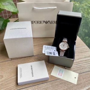 Original price, Armani women's watch, model Ar1926, two-tone gold and stainless