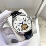 Stylish and elegant Longines men's watch, automatic mechanical movement, minera