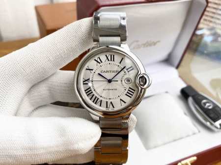 Cartier Blue Balloon Men's Watch, Imported Automatic Mechanical Movement, 316 St - Click Image to Close