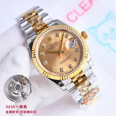 White shell, gold shell, diamond 50 Clean factory C factory Rolex Datejust seri