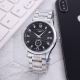 stainless steel strap with butterfly buckle white: , gold, all black: 96, Longin