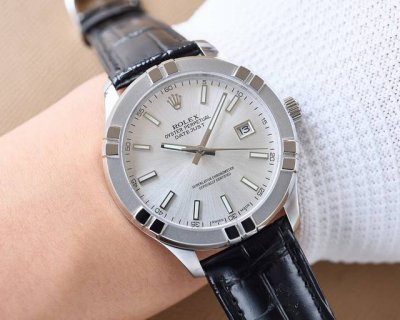 Newest Platinum Rolex! Featuring a unique design style, the dial maintains the