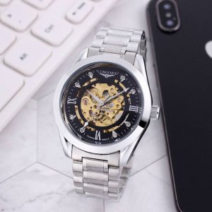 Stainless steel strap with butterfly buckle white: , gold and black at the same