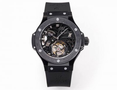 The Hublot Hb1 True Tourbillon V4 upgraded version features the following upgrad