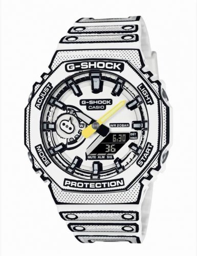 casio Casio Ga-2100Mng New Watch With Comic Hand-Painted Style Casio Two-Dime