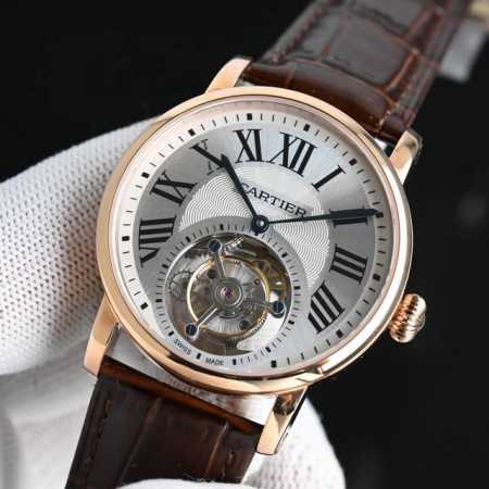 Rotonde De Cartier Tourbillon Cadran Love Tourbillon Watch Has A Refined Case, P - Click Image to Close