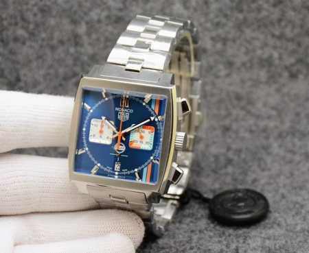 Tag Heuer New Men's Quartz Watch, Stainless Steel Case, High-Hardness Mineral Gl - Click Image to Close