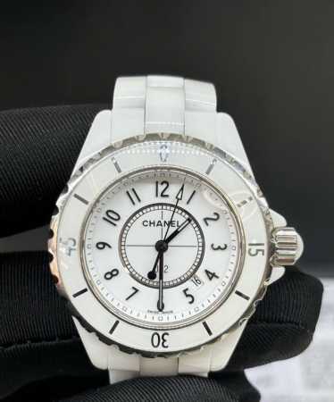 Shipping real shot WYSIWYG ~ Chanel J12 33Mm38Mm silver digital silver needle q - Click Image to Close
