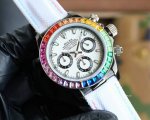 Rolex Daytona series 316L stainless steel case size 43mm mineral-coated glass we