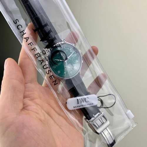 IWC Portuguese Automatic Chronograph Running Seconds Watch, brushed stainless st