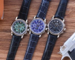 White Gold Men's Favorite Multi-Function Watch Latest: Patek Philippe Best Desig