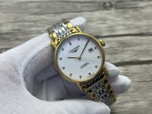 Gold +20 Longines Elegant Collection (Ddd). This watch features original polishi