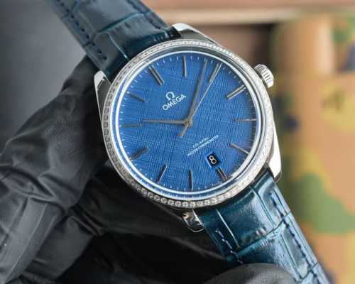 White case and rose gold The Omega De Ville Grand Three-hand series manual mecha