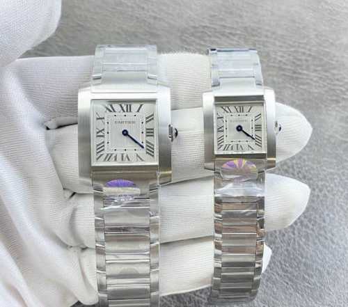 Cartier launches the latest 2nd generation Tank Francaise in 2025! Diamond-set m