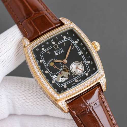 Omega Omega Men's Full Diamond-Set Luxury Watch With Automatic 8S63 Asian Import