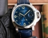 Panerai Panerai Curved Coated Glass 44Mm*16Mm Rubber Strap With Original Pin Buc