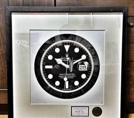 Name of the work: Rolex black Core size 32X32Cm Frame size 52X52Cm Global limit - Click Image to Close