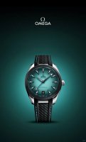 In stock! Brand new Seamaster Aqua Terra watch in turquoise, 41mm diameter, pow