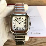 The latest Cartier model, the latest model in the Santos Wssa0018 series, is a t