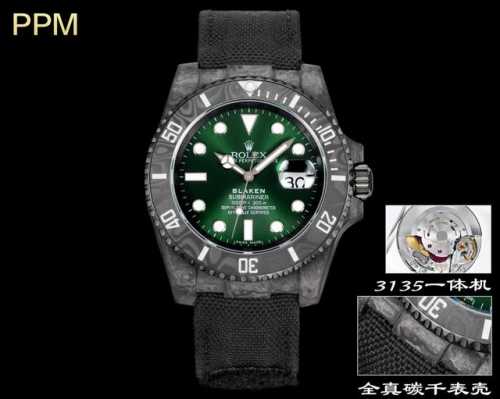 Ppm Modified Carbon Fiber Submariner! A simple touch infuses it with a new soul.