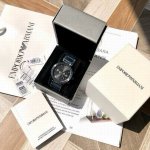Original Armani quartz men's watch, new model from the counter! The hottest men