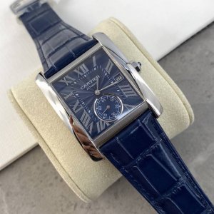 Latest Cartier Tank Wsta0010 series annual latest model, the real "ceiling level