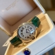 White and gold case Ballon Bleu De Cartier watch luxury series, versatile size 3